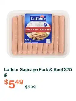 Voilà Lafleur Sausage Pork & Beef 375 g offer