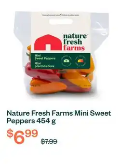 Voilà Nature Fresh Farms Mini Sweet Peppers 454 g offer