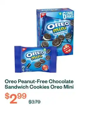 Voilà Oreo Peanut-Free Chocolate Sandwich Cookies Oreo Mini Original 150 g offer