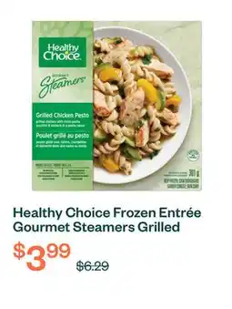 Voilà Healthy Choice Frozen Entrée Gourmet Steamers Grilled Chicken Pesto 301 g offer