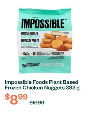 Voilà Impossible Foods Plant Based Frozen Chicken Nuggets 383 g offer