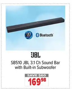 2001 Audio Video SB510 3.1 Ch Sound Bar with Built-in Subwoofer offer