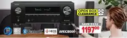 2001 Audio Video AVRX2800H 7.2 Ch. HDR HEOS 8K RECEIVER offer