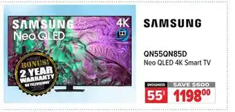 2001 Audio Video QN55QN85D 55 Neo QLED 4K Smart TV offer