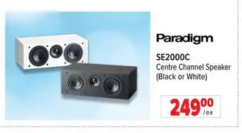 2001 Audio Video SE2000C Centre Channel Speaker (Black or White) offer