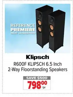 2001 Audio Video R600F 6.5 Inch 2-Way Floorstanding Speakers offer