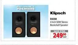 2001 Audio Video R40M 4 Inch 50W Stereo Bookshelf Speaker offer