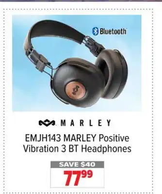 2001 Audio Video EMJH143 Positive Vibration 3 BT Headphones offer