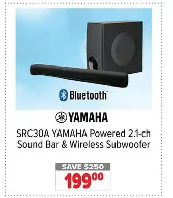 2001 Audio Video SRC30A Powered 2.1-ch Sound Bar & Wireless Subwoofer offer