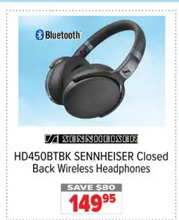 2001 Audio Video HD450BTBK Closed Back Wireless Headphones offer