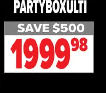 2001 Audio Video PARTYBOXULTI Keep the Party Gooing Party Boxes offer