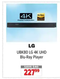 2001 Audio Video UBK80 4K UHD Blu-Ray Player offer