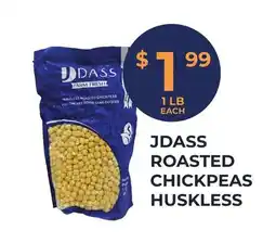 Food World Supermarket JDASS ROASTED CHICKPEAS HUSKLESS offer