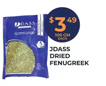 Food World Supermarket JDASS DRIED FENUGREEK offer