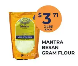 Food World Supermarket MANTRA BESAN GRAM FLOUR offer