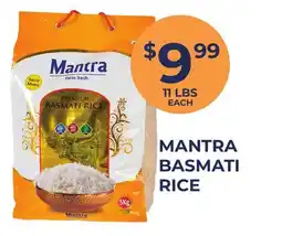 Food World Supermarket MANTRA BASMATI RICE offer