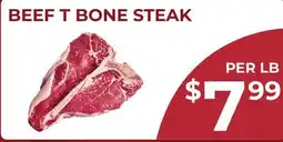 Food World Supermarket BEEF T BONE STEAK offer