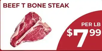 Food World Supermarket BEEF T BONE STEAK offer