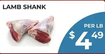 Food World Supermarket LAMB SHANK offer