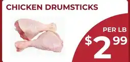 Food World Supermarket CHICKEN DRUMSTICKS offer