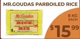 Food World Supermarket MR. GOUDAS PARBOILED RICE offer