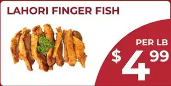 Food World Supermarket LAHORI FINGER FISH offer