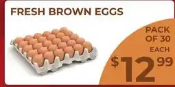 Food World Supermarket FRESH BROWN EGGS offer