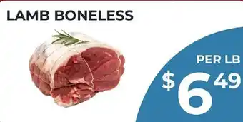 Food World Supermarket LAMB BONELESS offer