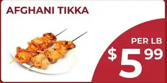 Food World Supermarket AFGHANI TIKKA offer