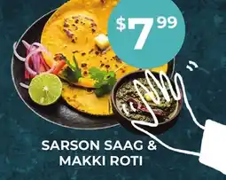 Food World Supermarket SARSON SAAG & MAKKI ROTI offer