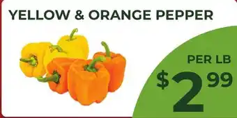 Food World Supermarket YELLOW & ORANGE PEPPER offer