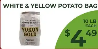 Food World Supermarket WHITE & YELLOW POTATO BAG offer