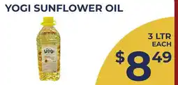 Food World Supermarket YOGI SUNFLOWER OIL offer