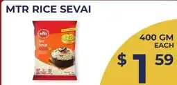 Food World Supermarket MTR RICE SEVAI offer