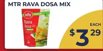 Food World Supermarket MTR RAVA DOSA MIX offer