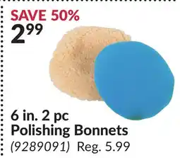 Princess Auto 6 in. 2 pc Polishing Bonnets offer