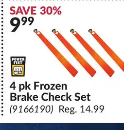 Princess Auto 4 pk Frozen Brake Check Set offer