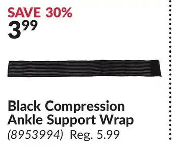 Princess Auto Black Compression Ankle Support Wrap offer