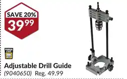 Princess Auto Adjustable Drill Guide offer