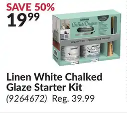 Princess Auto Linen White Chalked Glaze Starter Kit offer