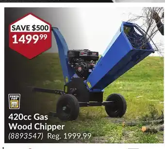 Princess Auto 420cc Gas Wood Chipper offer