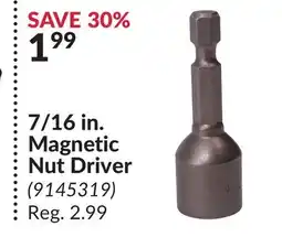 Princess Auto 7/16 in. Magnetic Nut Driver offer