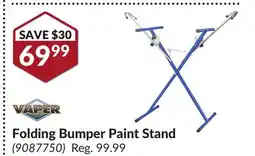 Princess Auto Folding Bumper Paint Stand offer