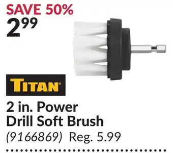 Princess Auto 2 in. Power Drill Soft Brush offer