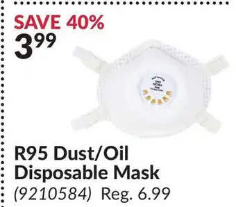 Princess Auto R95 Dust/Oil Disposable Mask offer