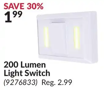 Princess Auto 200 Lumen Light Switch offer