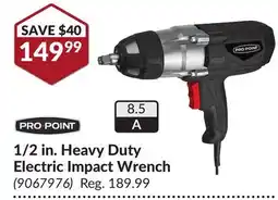 Princess Auto 1/2 in. Heavy Duty Electric Impact Wrench offer