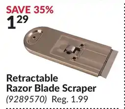 Princess Auto Retractable Razor Blade Scraper offer