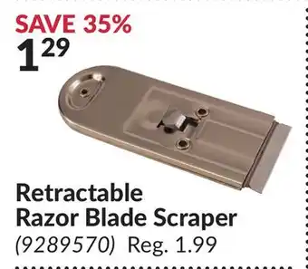 Princess Auto Retractable Razor Blade Scraper offer