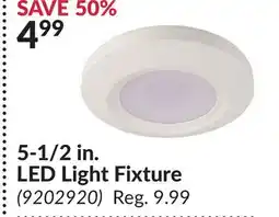 Princess Auto 5-1/2 in. LED Light Fixture offer